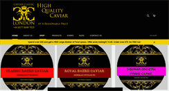 Desktop Screenshot of caviarclassic-london.com