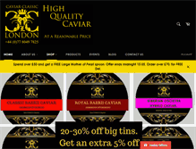 Tablet Screenshot of caviarclassic-london.com